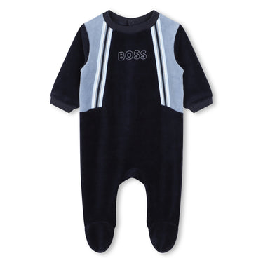 BOSS mameluco para bebe azul marino
